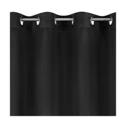 Zasłona gotowa 135x250 LOGAN czarna * EUROFIRANY B.B. Choczyńscy Sp.J. Discount