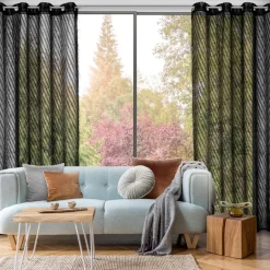 Zasłona LAUREL 140x250 czarna moherowe nici * EUROFIRANY B.B. Choczyńscy Sp.J. Clearance