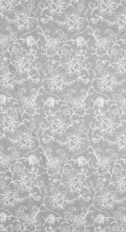 Zasłona LILY 140x250 cm biała haftowane kwiaty przelotki * EUROFIRANY B.B. Choczyńscy Sp.J. Online