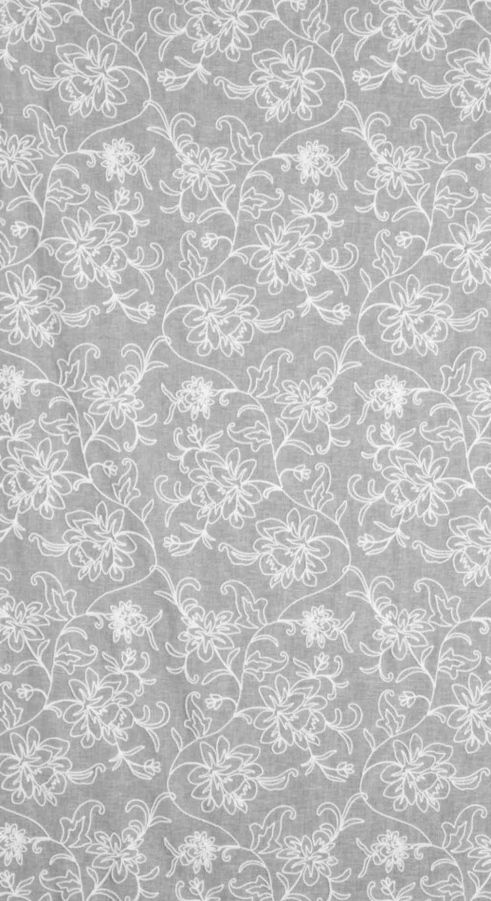 Zasłona LILY 140x250 cm biała haftowane kwiaty przelotki * EUROFIRANY B.B. Choczyńscy Sp.J. Online