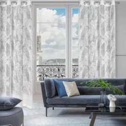 Zasłona LINNEA 140x250 biała botaniczna * EUROFIRANY B.B. Choczyńscy Sp.J. Online