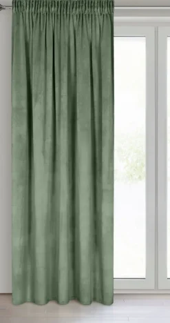 Zasłona MELANIE 140x270 ciemnomiętowa * EUROFIRANY B.B. Choczyńscy Sp.J. Outlet