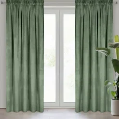 Zasłona MELANIE 140x270 ciemnomiętowa * EUROFIRANY B.B. Choczyńscy Sp.J. Outlet