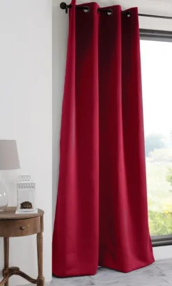 Zasłona NOTTE 135x250 czerwona zaciemniająca * STOF Clearance