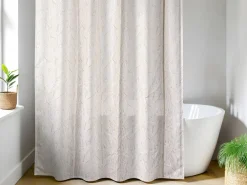 Zasłona prysznicowa BOTANIQUE 180x200 cm beż * TENDANCE Outlet