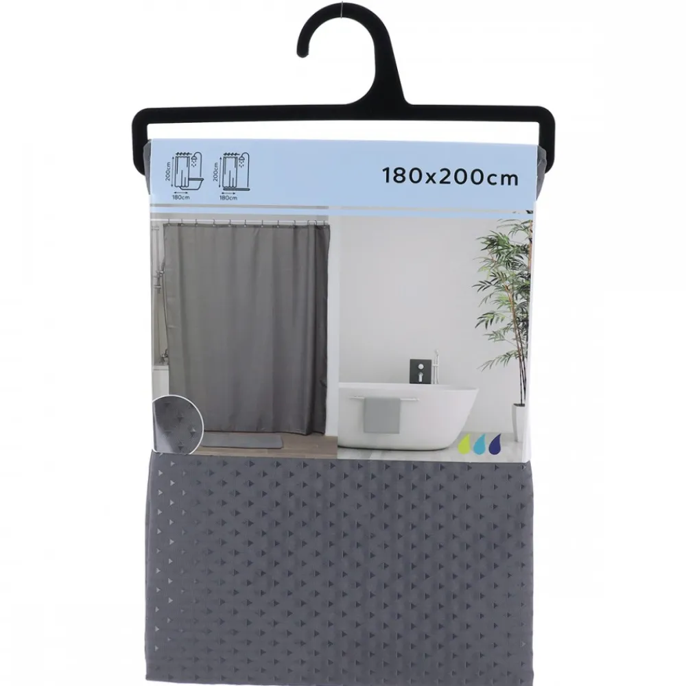 Zasłona prysznicowa Diamond Grey H200cm * TENDANCE Outlet