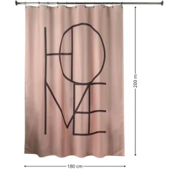 Zasłona prysznicowa Luna2 180x200 cm blush * TENDANCE New