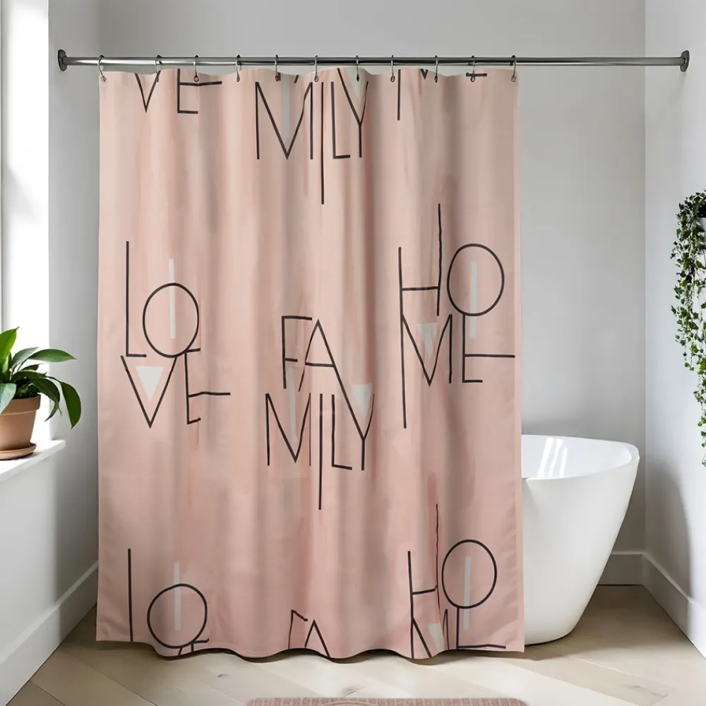 Zasłona prysznicowa Luna1 180x180 cm blush * TENDANCE Sale