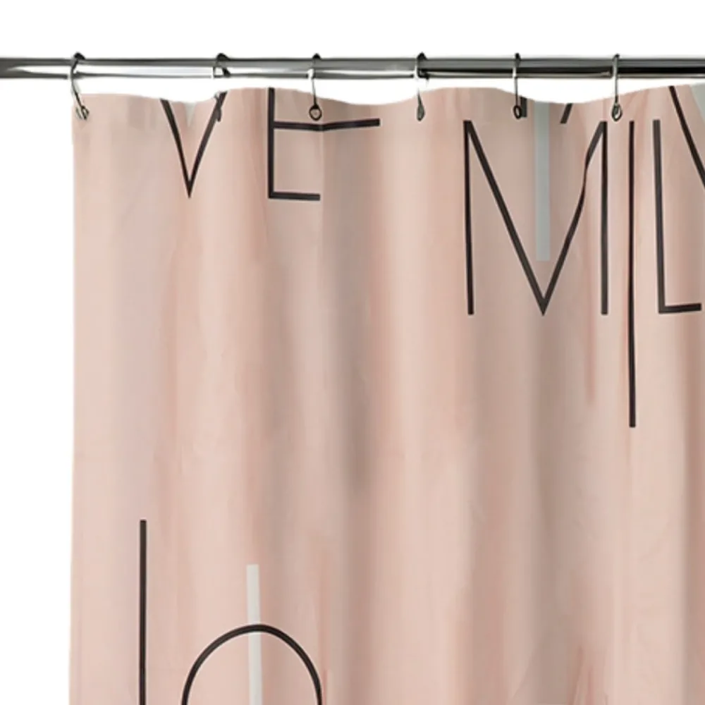 Zasłona prysznicowa Luna1 180x180 cm blush * TENDANCE Sale