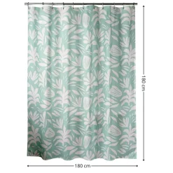 Zasłona prysznicowa Mia 180x180 cm liście * TENDANCE Clearance