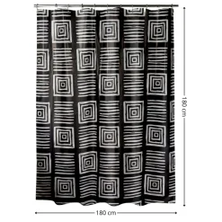 Zasłona prysznicowa Moussa 180x180 cm geo * TENDANCE Best