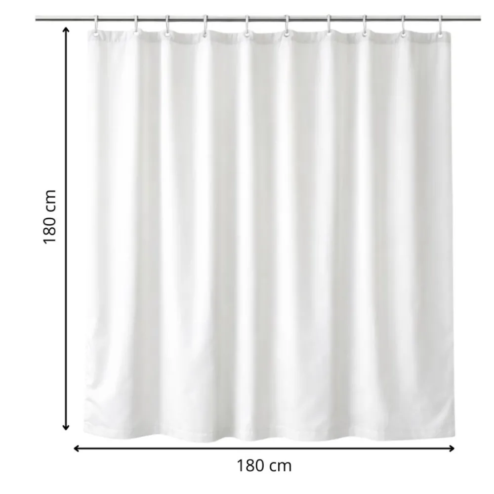 Zasłona prysznicowa White Wave 180 cm * Mondex Clearance