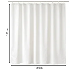 Zasłona prysznicowa White 180x180cm * Mondex New