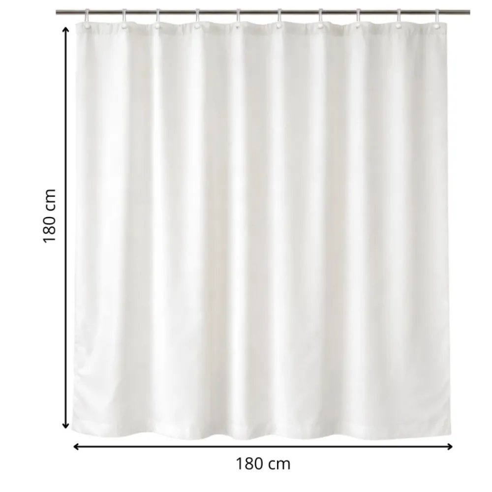 Zasłona prysznicowa White 180x180cm * Mondex New