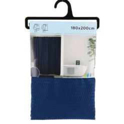 Zasłona prysznicowa 180x200 navy blue * TENDANCE Outlet