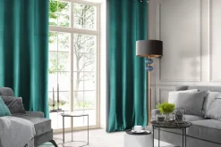Zasłona ROSA 140x250 przelotki c. turkus * EUROFIRANY B.B. Choczyńscy Sp.J. Discount