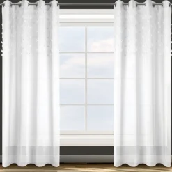 Zasłona STELLA biała 140x250 przelotki * EUROFIRANY B.B. Choczyńscy Sp.J. Sale