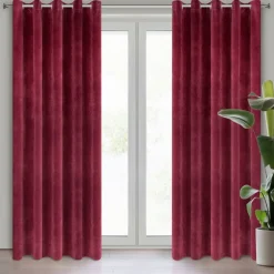 Zasłona VILLA gotowa 140x250 cm bordowa * EUROFIRANY B.B. Choczyńscy Sp.J. Discount