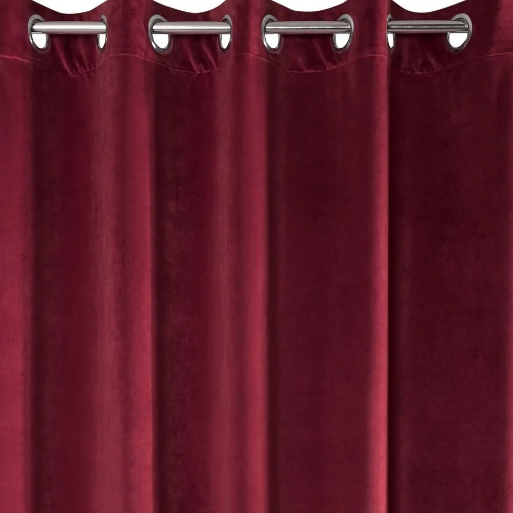 Zasłona VILLA gotowa 140x250 cm bordowa * EUROFIRANY B.B. Choczyńscy Sp.J. Discount