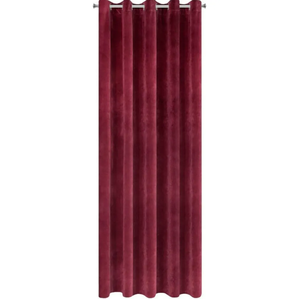 Zasłona VILLA gotowa 140x250 cm bordowa * EUROFIRANY B.B. Choczyńscy Sp.J. Discount