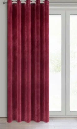 Zasłona VILLA gotowa 140x250 cm bordowa * EUROFIRANY B.B. Choczyńscy Sp.J. Discount