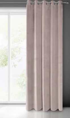 Zasłona VILLA gotowa 140x250 cm pudrowa * EUROFIRANY B.B. Choczyńscy Sp.J. Outlet