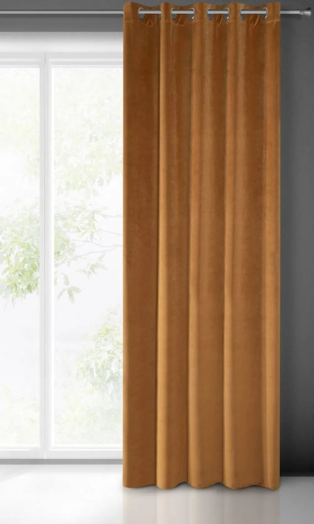 Zasłona VILLA gotowa 140x250 cm ruda * EUROFIRANY B.B. Choczyńscy Sp.J. Discount