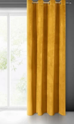 Zasłona VILLA gotowa 140x250 musztardowa * EUROFIRANY B.B. Choczyńscy Sp.J. Outlet