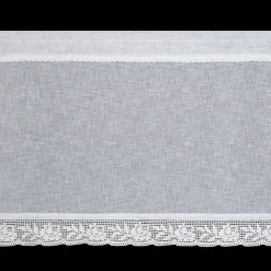 Zazdrostka LARI 60x150 biała z koronką
