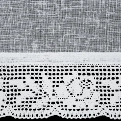 Zazdrostka LARI 60x150 biała z koronką