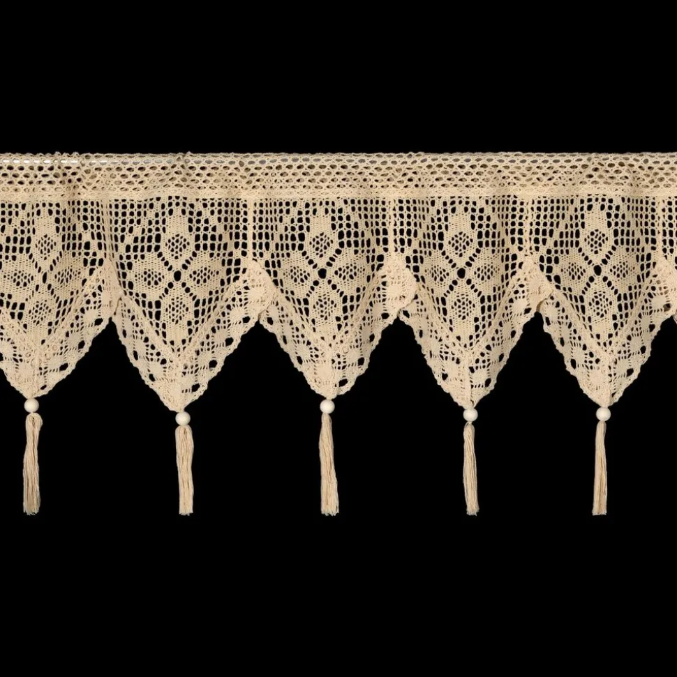 Zazdrostka MARTHA 30x150 beżowa koronkowa