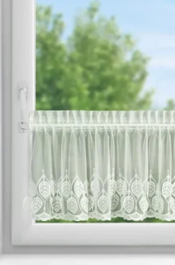 Zazdrostka NIRA haft 3D liście 40x150 cm