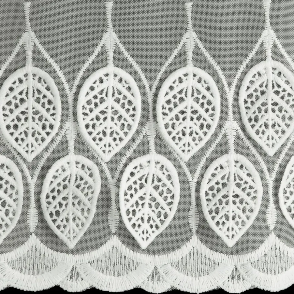 Zazdrostka NIRA haft 3D liście 40x150 cm
