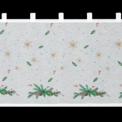 Zazdrostka świąteczna 60x150 cm biała gałązka jodły * EUROFIRANY B.B. Choczyńscy Sp.J. Discount
