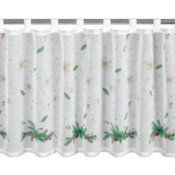 Zazdrostka świąteczna 60x150 cm biała gałązka jodły * EUROFIRANY B.B. Choczyńscy Sp.J. Discount