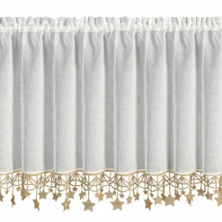 Zazdrostka świąteczna 60x150 cm biała złote gwiazdki * EUROFIRANY B.B. Choczyńscy Sp.J. Hot