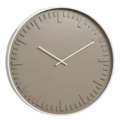 Zegar ścienny 40 cm w beżowym odcieniu