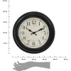 Zegar ścienny Nelson Black 40 cm