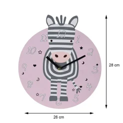 Zegar ścienny okrągły Zebra