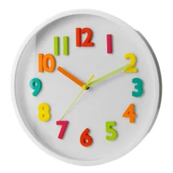 Zegar ścienny do pokoju dziecięcego 25 cm * HowHomely Clearance
