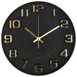Zegar ścienny Doris 30 cm czarny * Atmosphera Hot