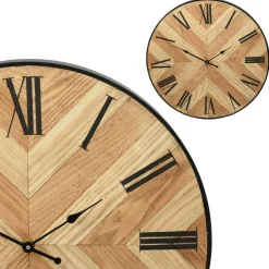 Zegar ścienny drewniany 38,5 cm * H&S Decoration Hot
