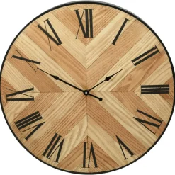 Zegar ścienny drewniany 38,5 cm * H&S Decoration Hot