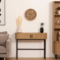 Zegar ścienny Ivana beżowy 38 cm * Atmosphera Online
