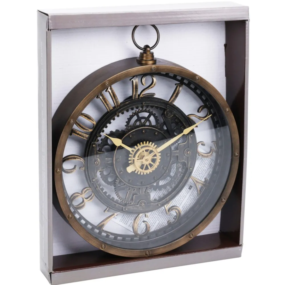 Zegar ścienny koła zębate 26,7 cm * H&S Decoration Discount