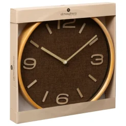 Zegar ścienny okragły 30cm brązowy Ellis * Atmosphera Clearance