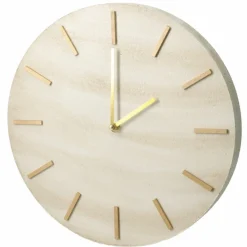 Zegar ścienny okrągły z efektem marmuru 31 cm * HowHomely