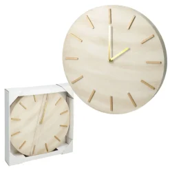 Zegar ścienny okrągły z efektem marmuru 31 cm * HowHomely