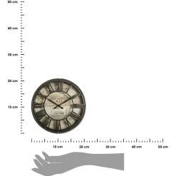 Zegar ścienny vintage brązowy 21 cm * Atmosphera Clearance