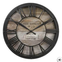 Zegar ścienny vintage brązowy 39 cm * Atmosphera Best